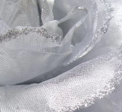 Haarbloem Roos Zilver | Elastiek -Kindermaskerade Winkel 2cdc0e6fbba755a7cdaf8cabdffe645305b096f3