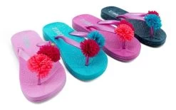 Zebra Slippers Bloem - Maat 37 Lichtroze