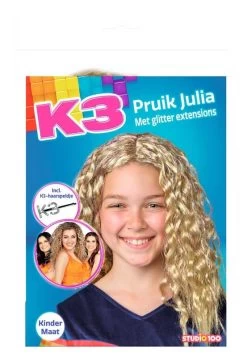 K3 Verkleedpak + Pruik - Luxe Pakket -Kindermaskerade Winkel 4c38b60cea0546b8bc05d331e480ad631662b3d0 1