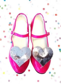 Prinsessen Schoenen Schoenclip - Shoe Clip Hart Zilver