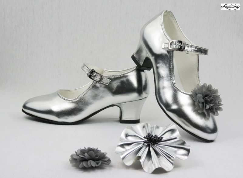 Hakken Schoentjes Zilver + Gratis Armbandje 2 Hakken Schoentjes Zilver + Gratis Armbandje - Afbeelding 2