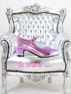 Hakken Schoenen Metalic + Gratis Armband -Kindermaskerade Winkel 9c56c630b4f17922cdf642007349147929c7ddb1 2