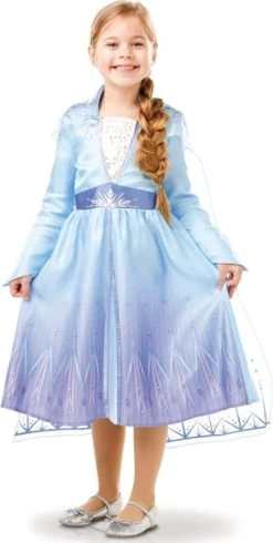 Elsa Frozen II Jurk Prinsessenjurk + Gratis Haarband