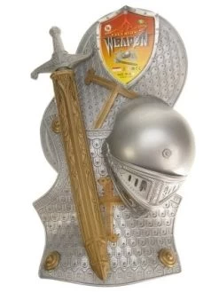 Ridderset Verkleedset Pak Zilver